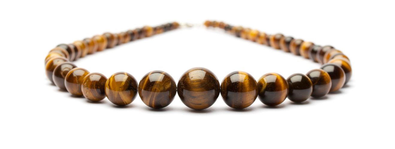 Believe London Tiger Eye Bracelet with Jewelry Bag & Meaning Card | Strong  Elastic | Precious Natural Stones Crystal Healing Gemstone Men Women